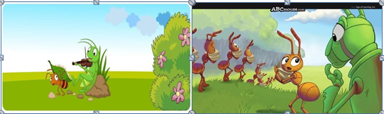 Class IV students participating in decision-making activities