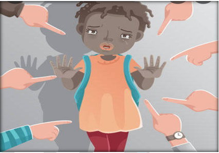 Class VI students participating in an